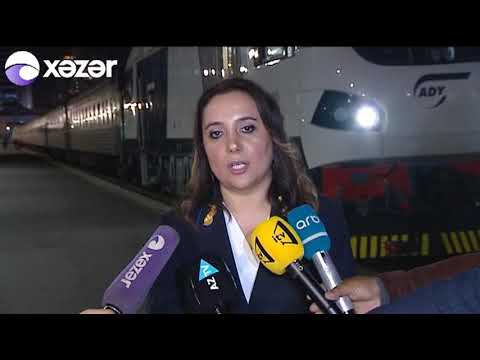 Bakı-Tbilisi-Bakı sürət sərnişin lokomotivi ilk dəfə reysə çıxdı