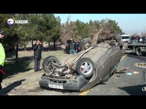 Goranboy və Mingeçevirdə ağır yol qəzaları 3 nəfərin həyatına son qoyub