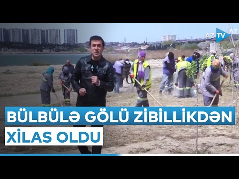 AzTV gündəmə gətirdi, problem həll olundu: qədim gölün ətrafı zibildən təmizlənib